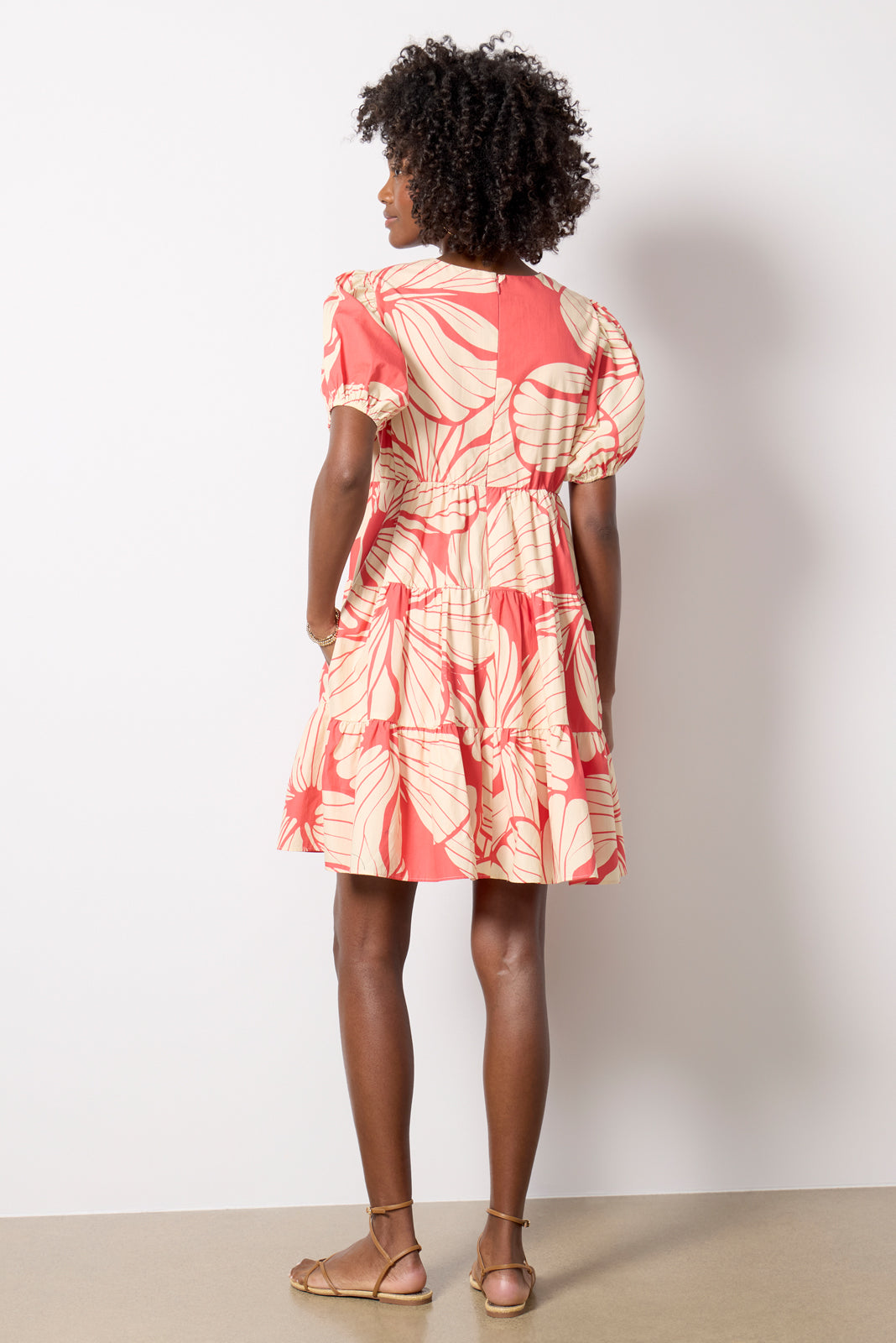 Women's SS V Neck Mini Dress