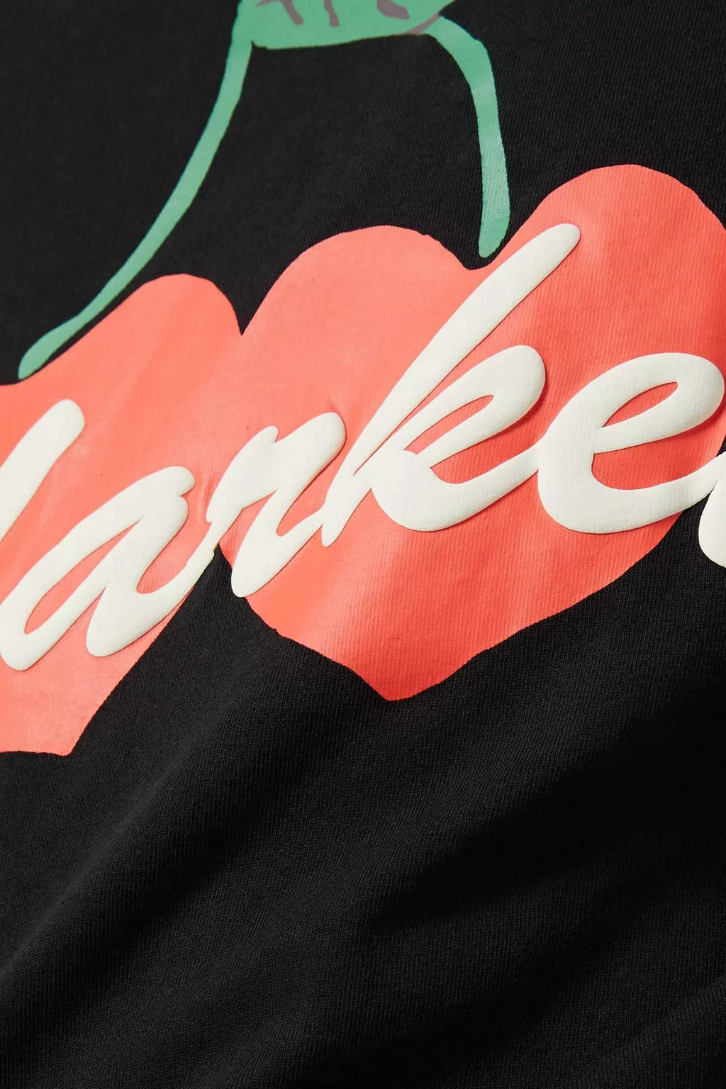 Men's Double Cherries T-Shirt In Pirate Black