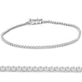 1.23Ct Diamond Lightweight 7" Tennis Bracelet 14k Gold Lab Grown