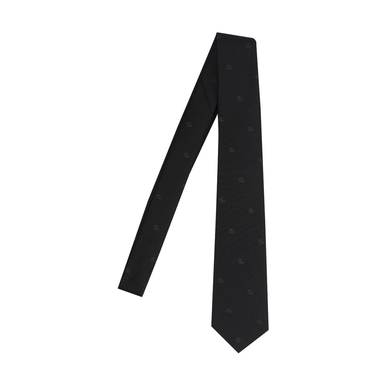 Gucci Men Double G Silk Tie