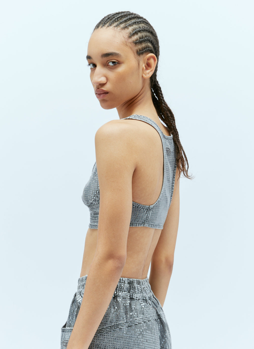 Diesel Women De-Toppy-S Crop Top