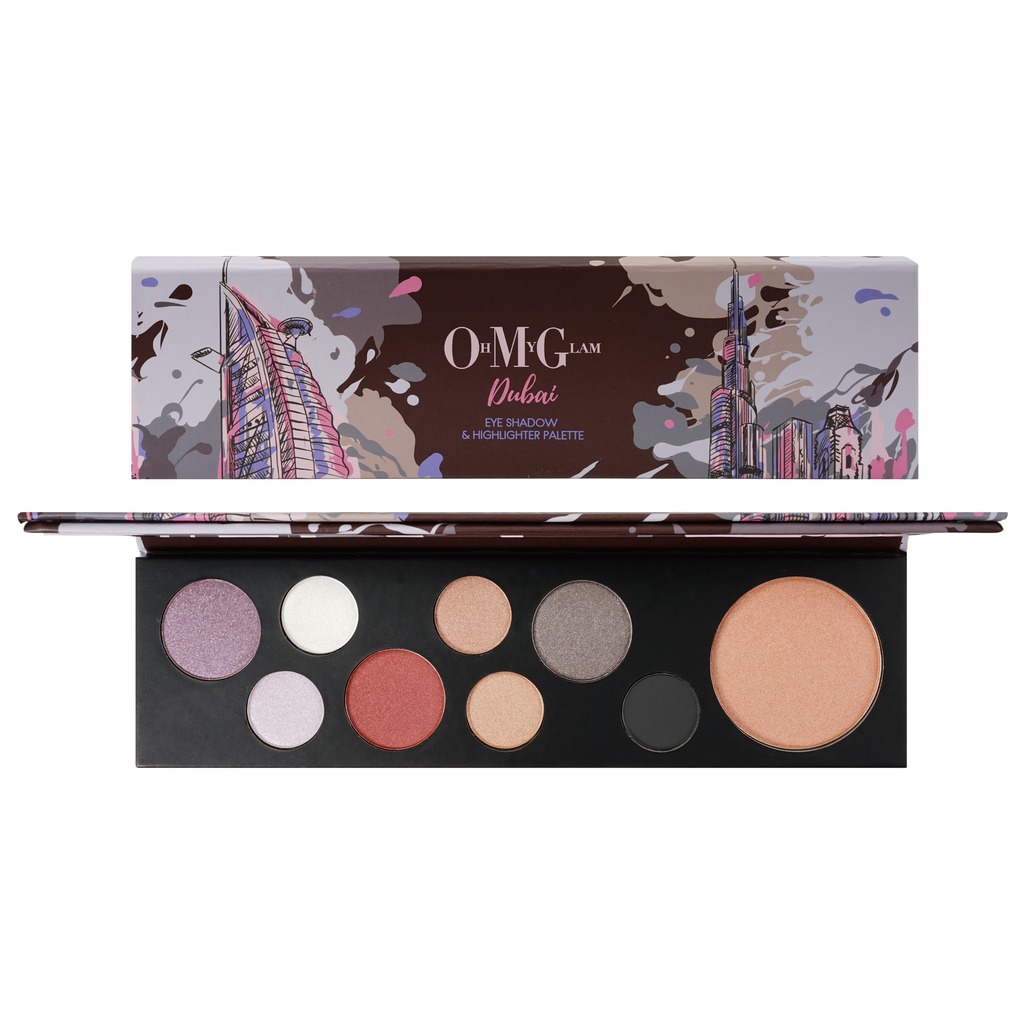 Dubai Eye Shadow & Highlighter Palette