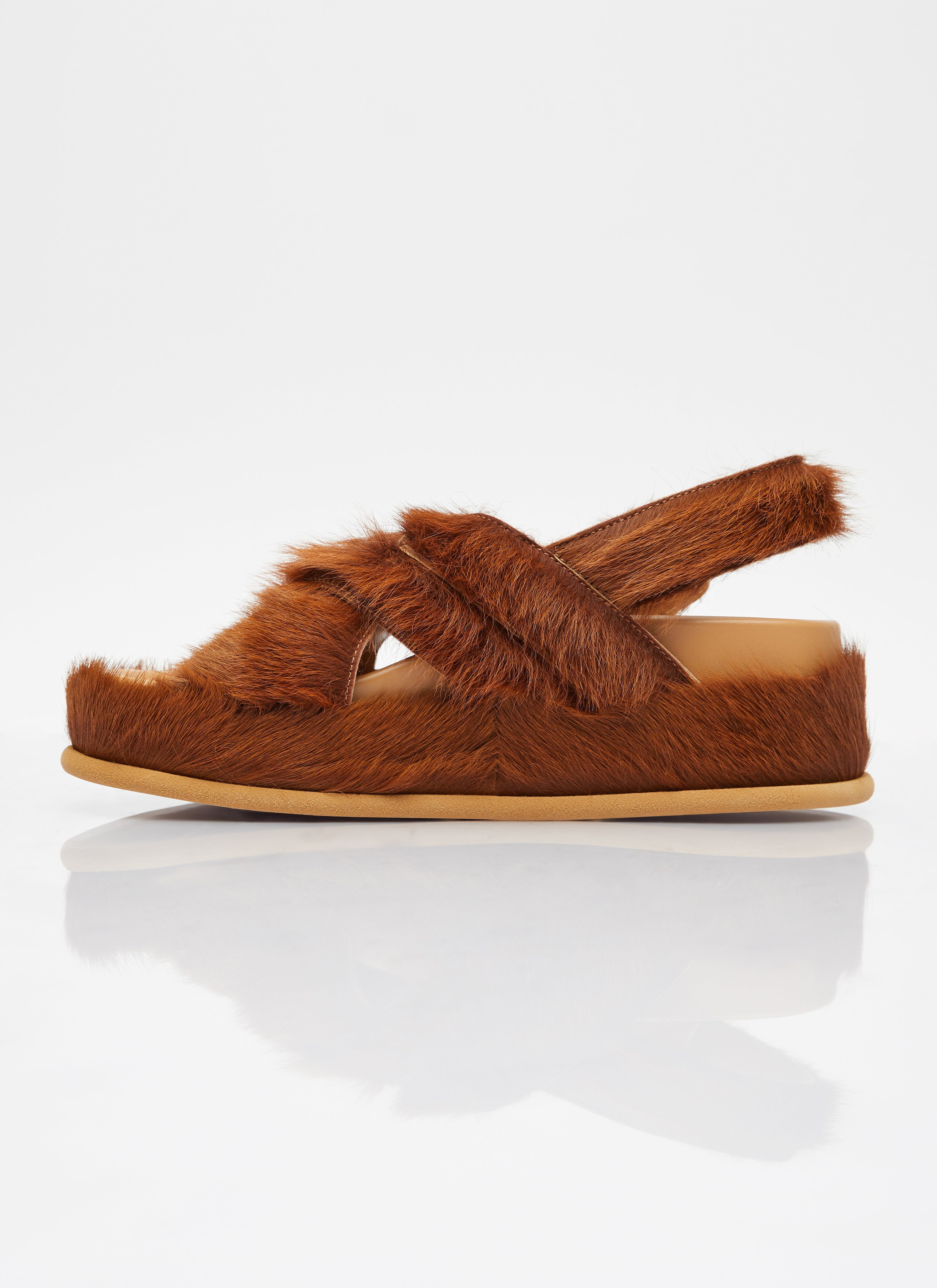 Dries Van Noten Women Ponyhair Sandals
