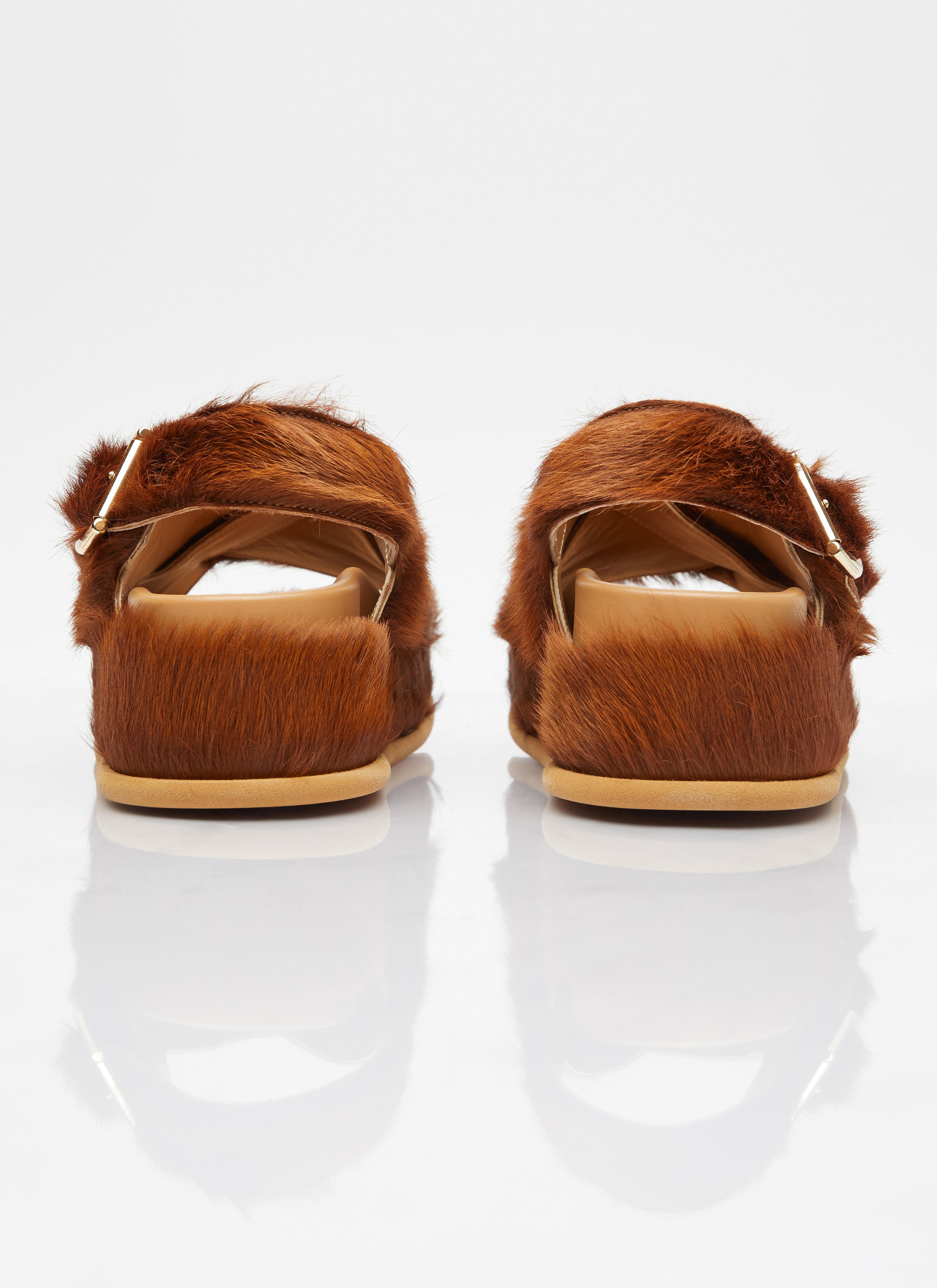 Dries Van Noten Women Ponyhair Sandals