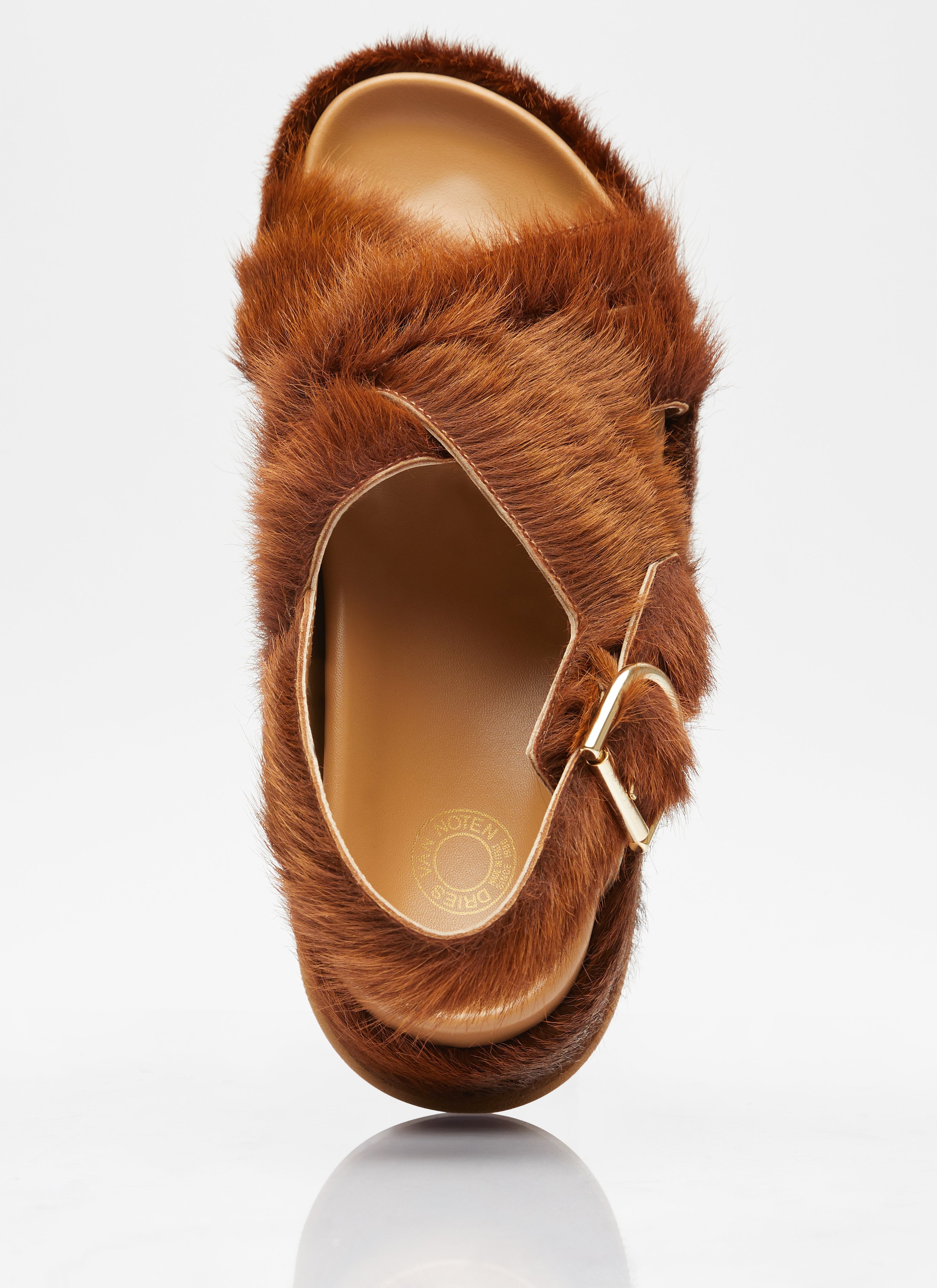 Dries Van Noten Women Ponyhair Sandals