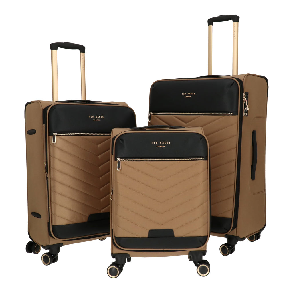 Ted Baker Preston Ss Tb240010 3 Pc Set (21""/25""/29"") - Brown