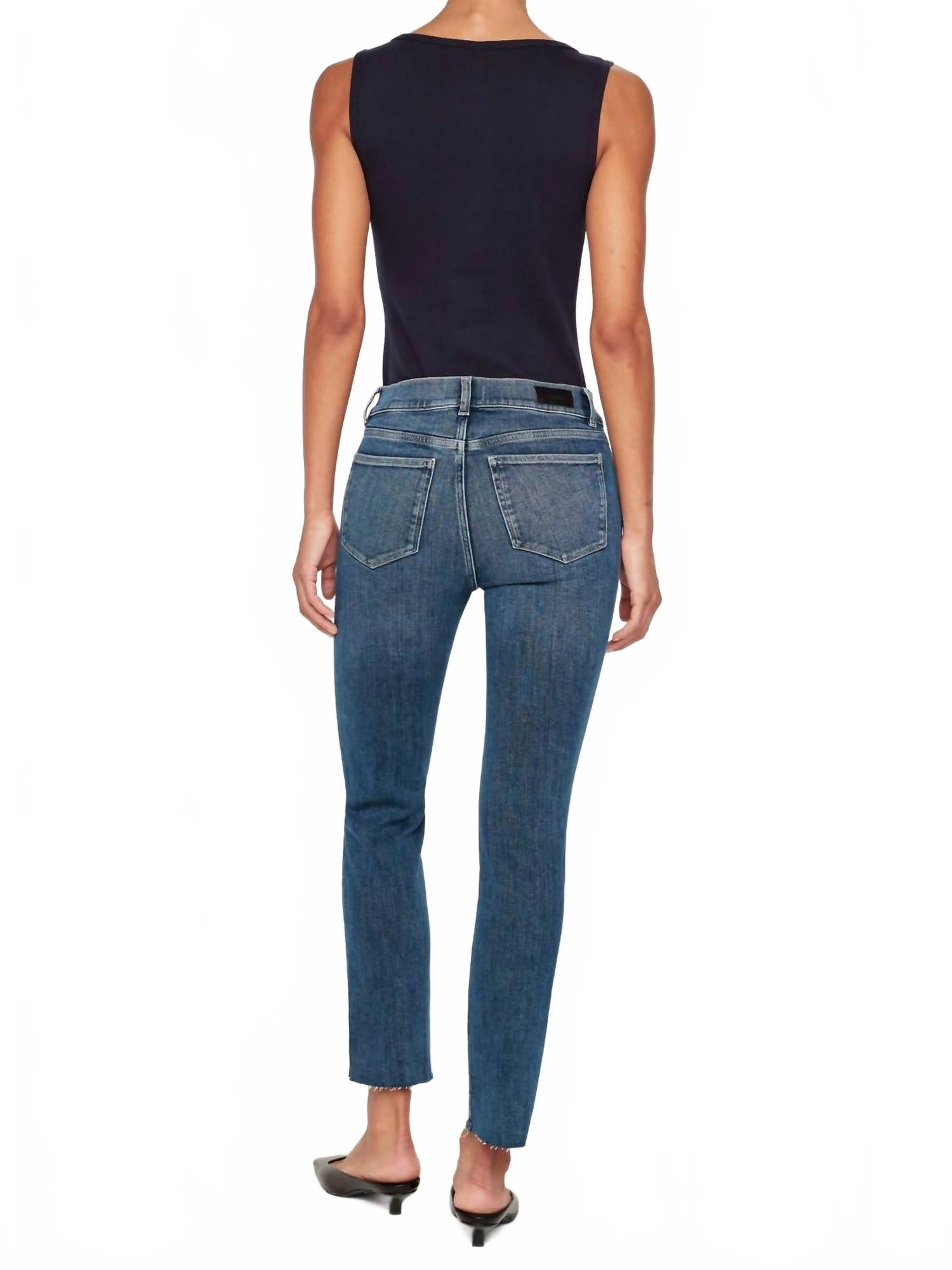 Mara Ankle Straight Jean In Chancery