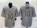 Men's Los Angeles Rams Cooper Kupp #10 Gray Atmosphere Fashion Game jersey