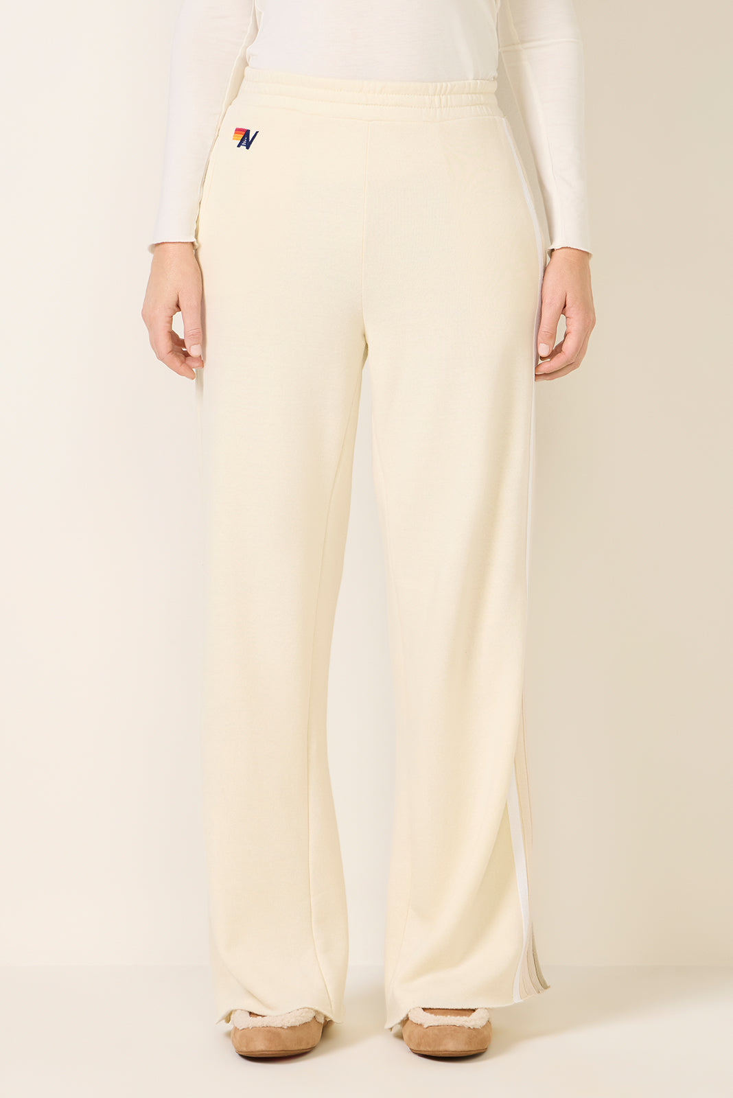 Women's 5 Stripe Wide Leg SweatPants