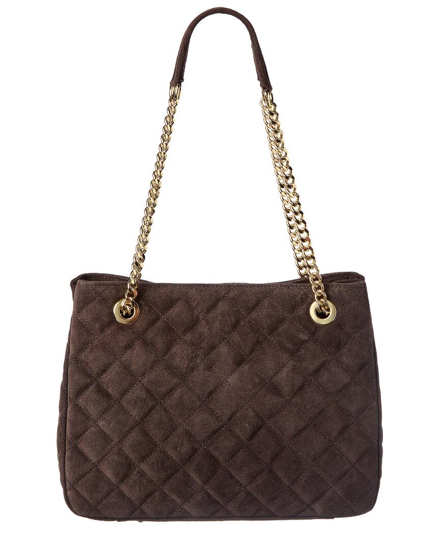 Isabella Rossetti Ravenna Suede Handbag