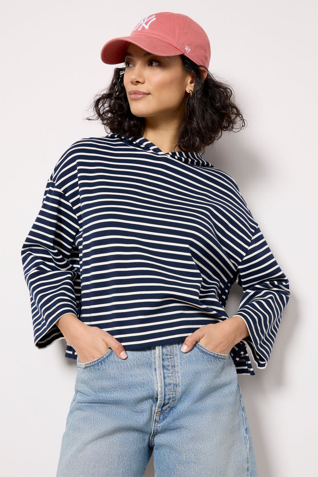 Women's Mia Stripe Hoodie