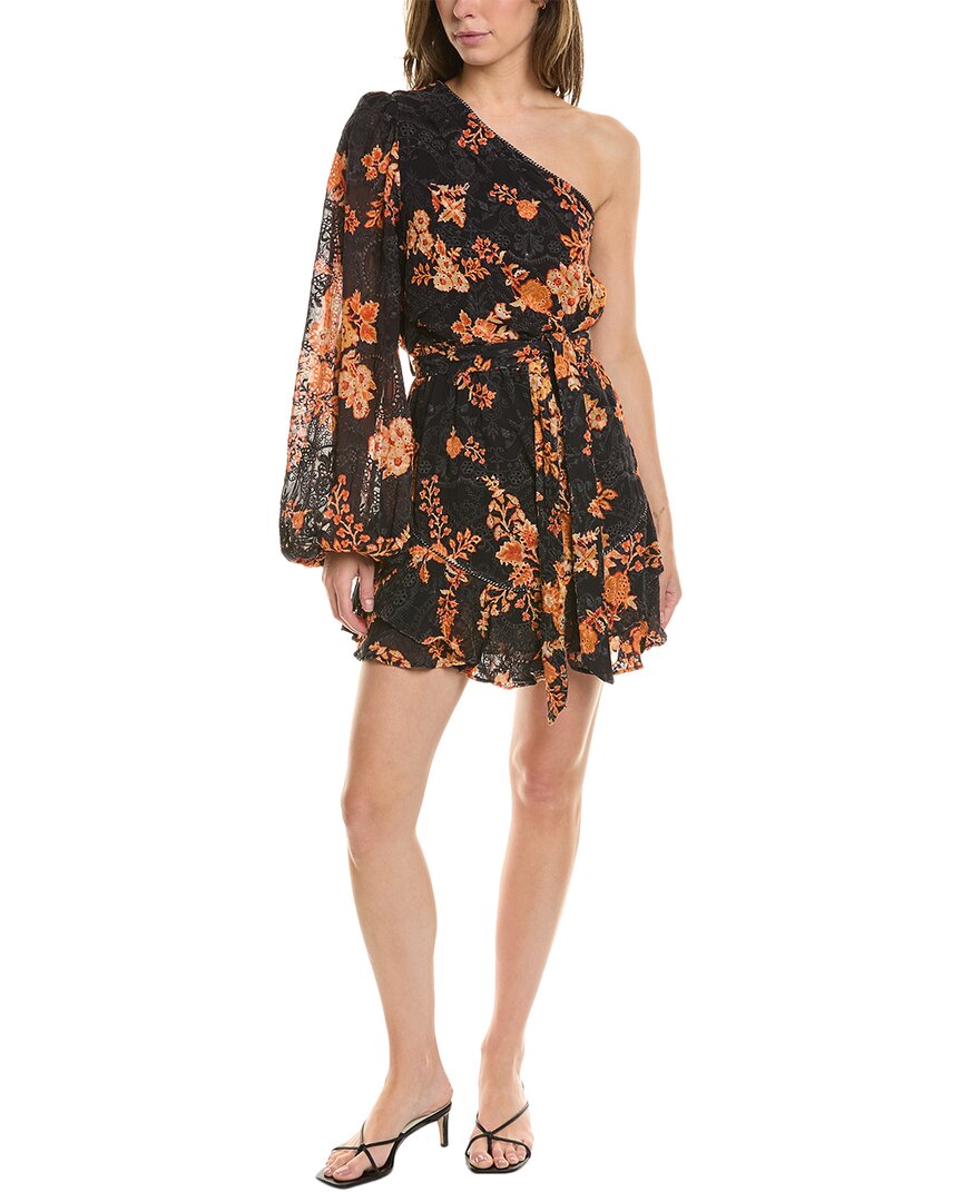 Hemant & Nandita One-Shoulder Mini Dress