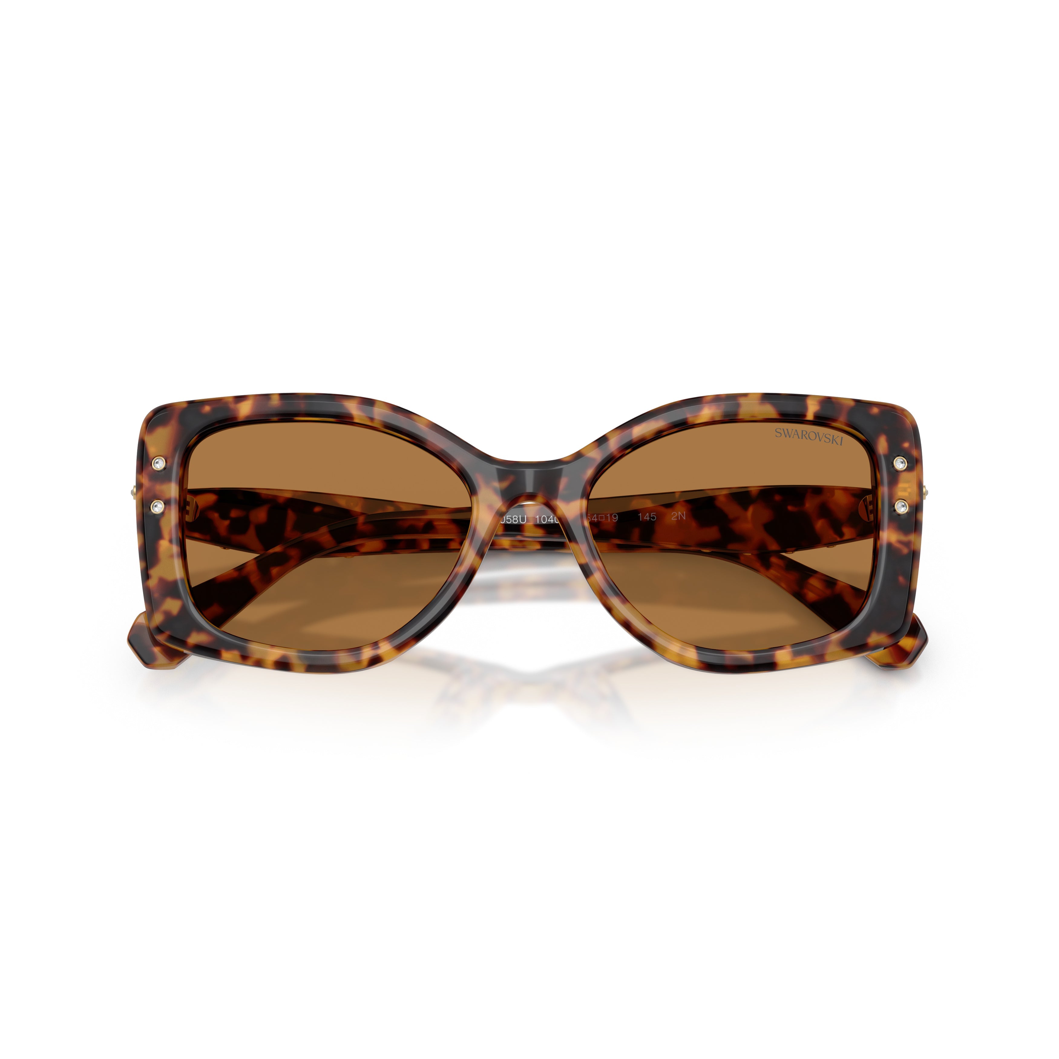 0Sk6058U Oversized Square Frame Sunglasses with Tortoiseshell Acetate