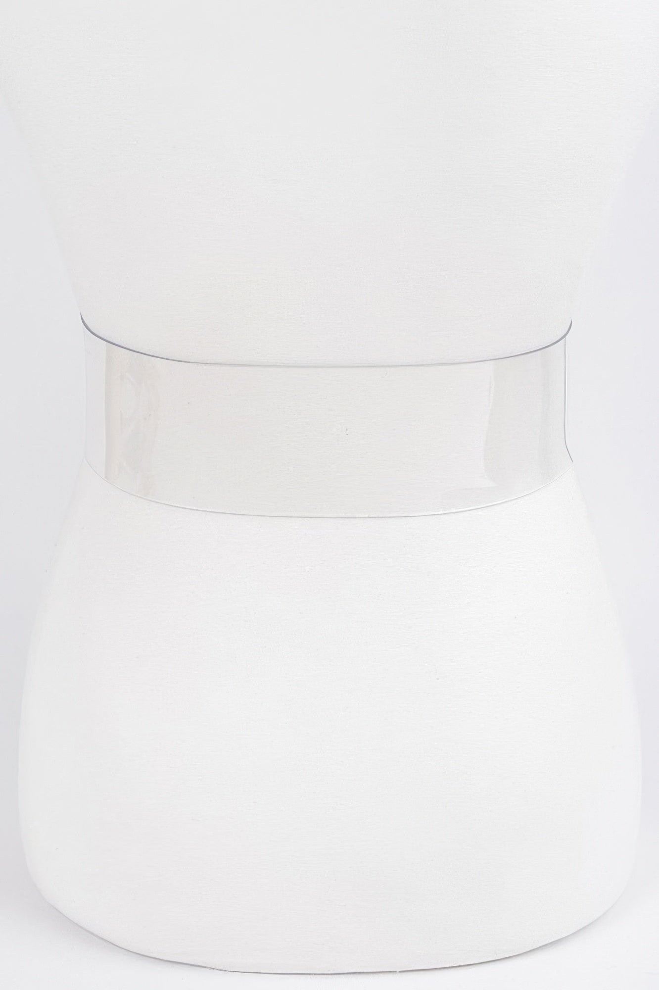Metal Buckle Clear Belt
