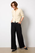 Women's Textured Short Sleeve Cardi