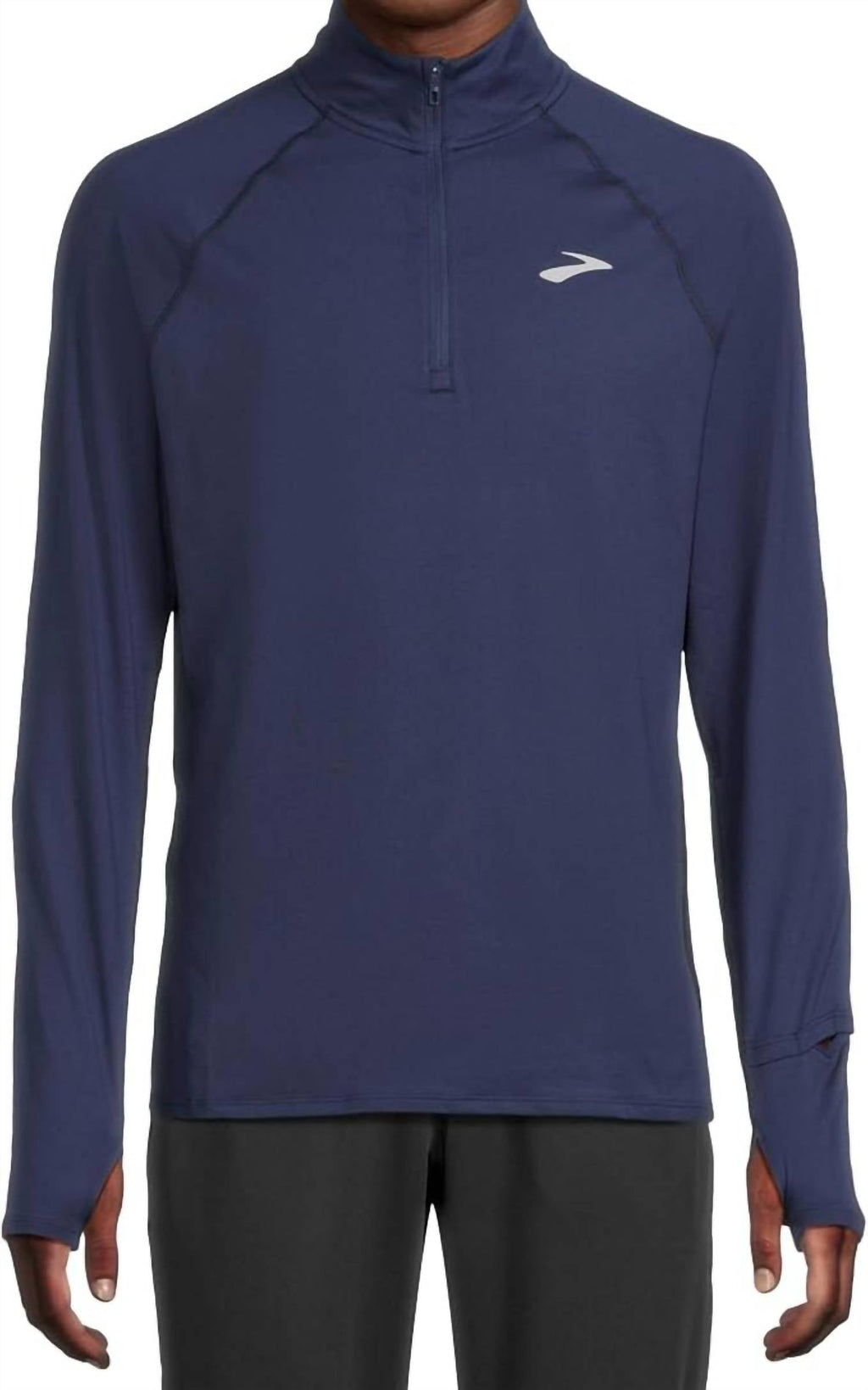 Dash 1/4 Zip 3.0 Long Sleeve Tee In Midnight