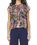 Camryn Ruffled Top In Twilight Paisley