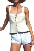 Iren Knit Top In Ivory