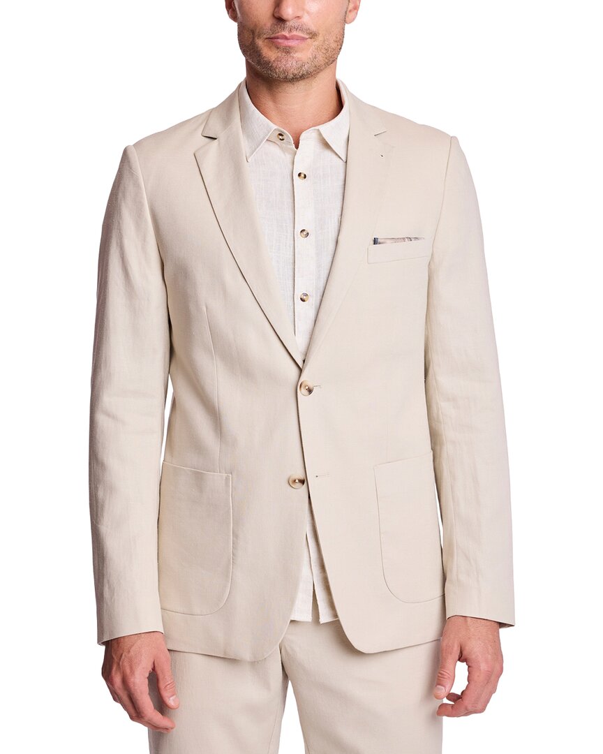 Paisley & Gray Dover Linen-Blend Jacket