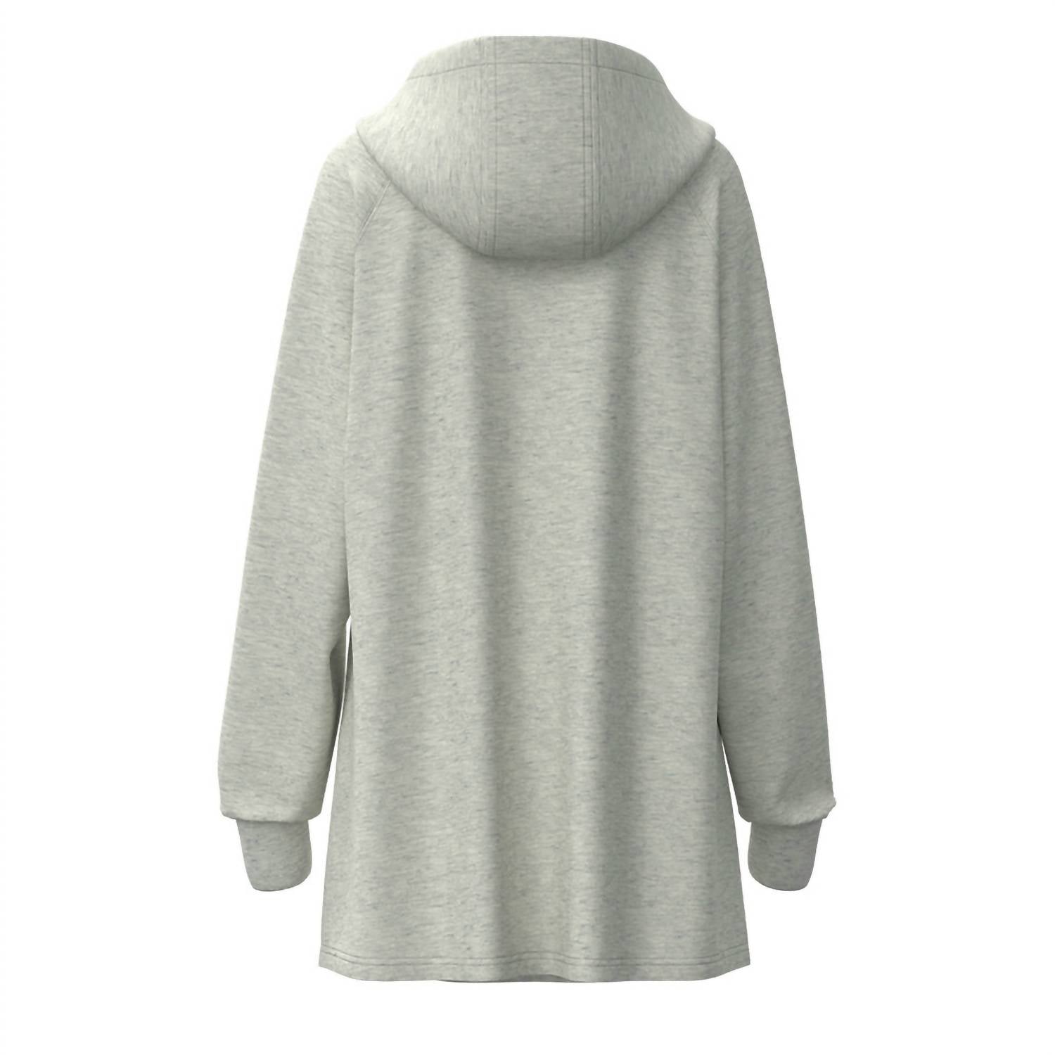 Women's Corpus Hoody Dress In Heather Grey