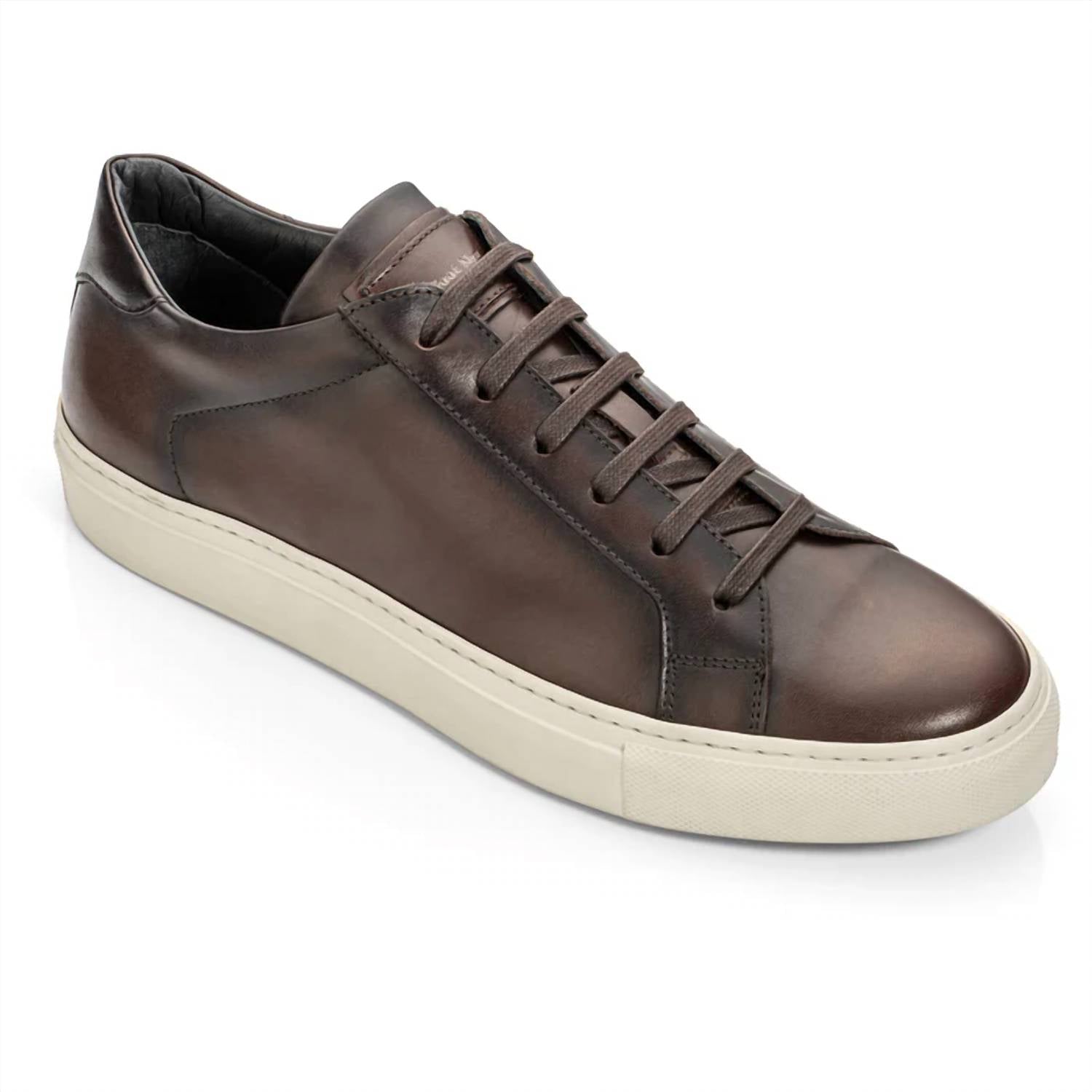 Men's Pescara Sneaker In Dark Brown Calf