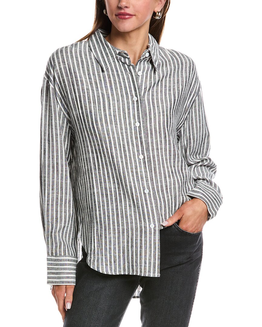 REVERIEE Linen-Blend Shirt