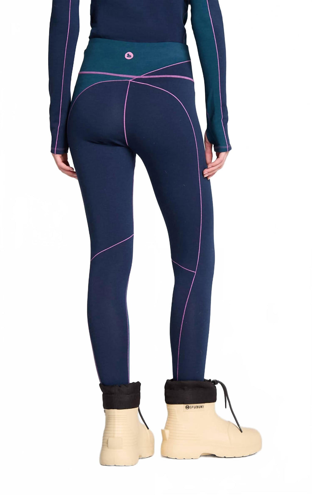 Wool Sculpt Merino Baselayer Legging In Slushi Midnight