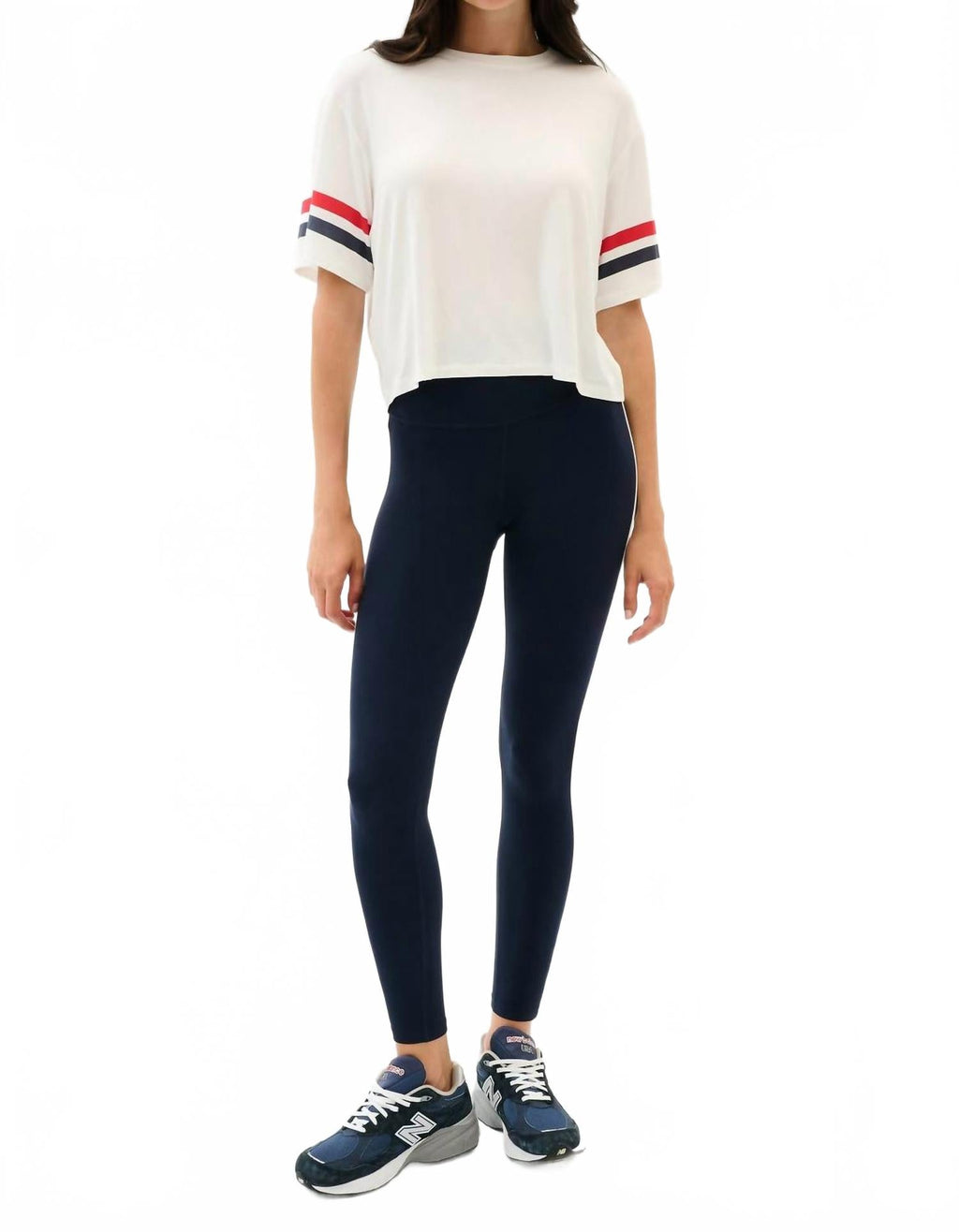 Ava Jersey Tee In White