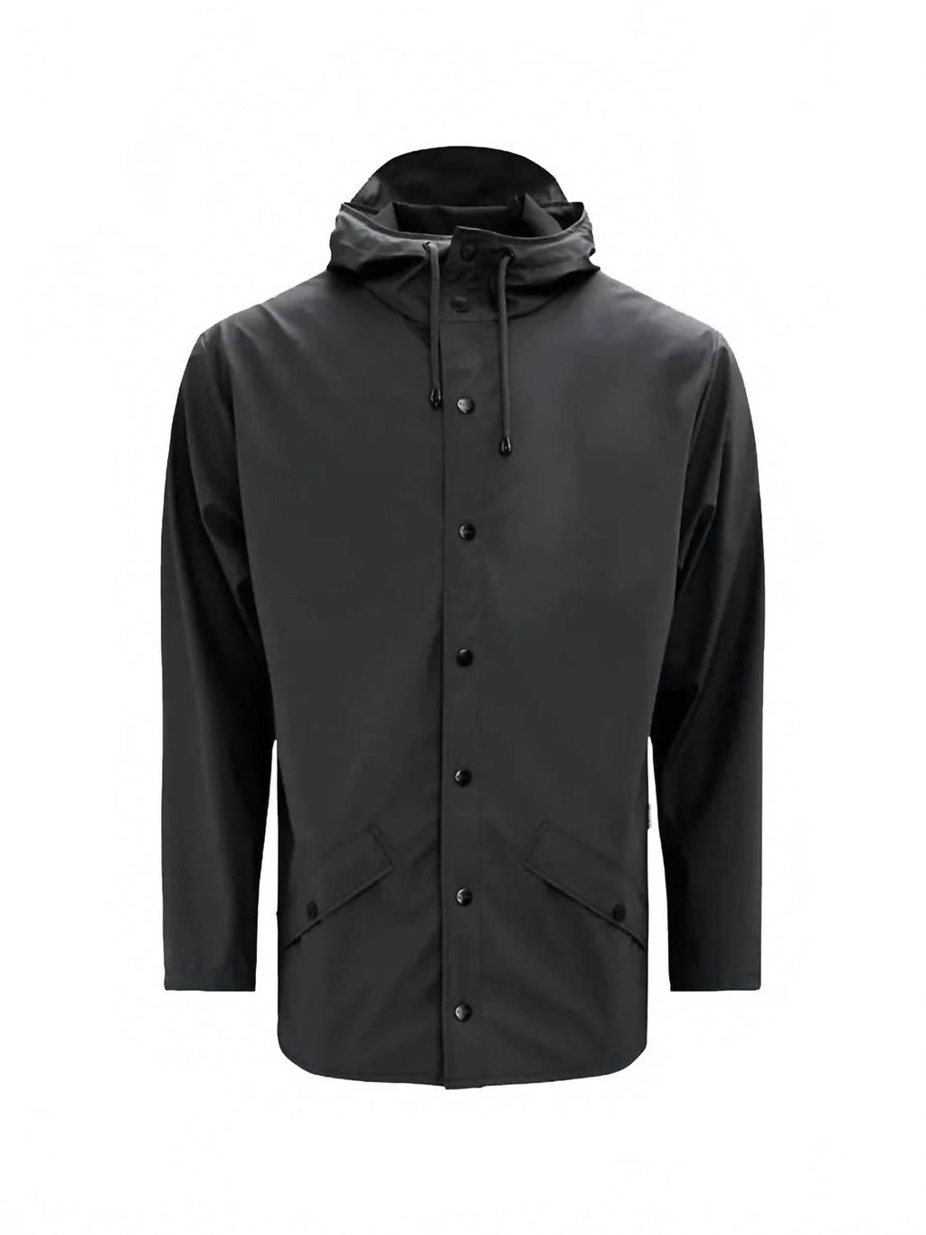 Unisex Waterproof Jacket In Black
