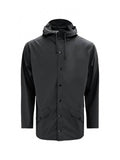 Unisex Waterproof Jacket In Black