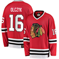 Men's Chicago Blackhawks Eddie Olczyk #16 Red Premier Breakaway Retired Player jersey