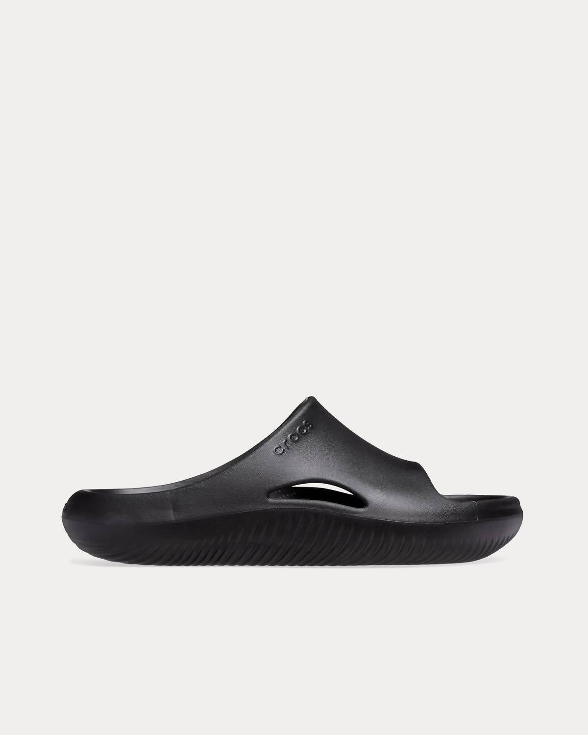 Unisex Mellow Recovery Slides In Black