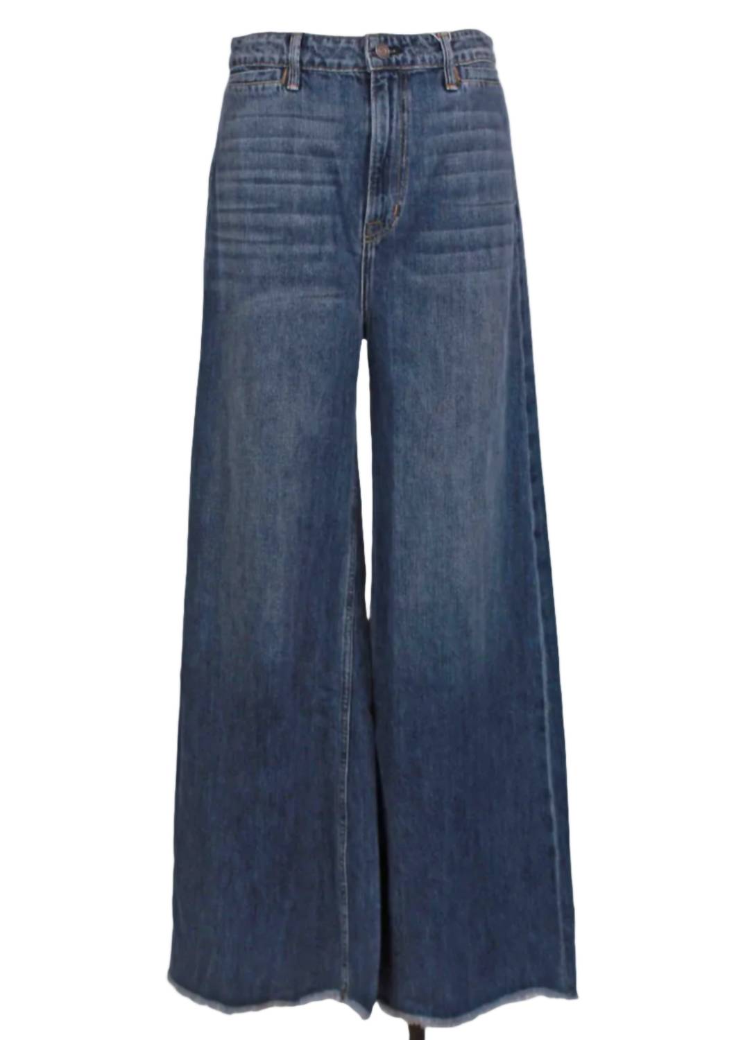 Sophia Super High Rise Wide Leg Jeans In Vista