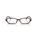 Rectangular Tortoiseshell Acetate Sunglasses With Gold Accents