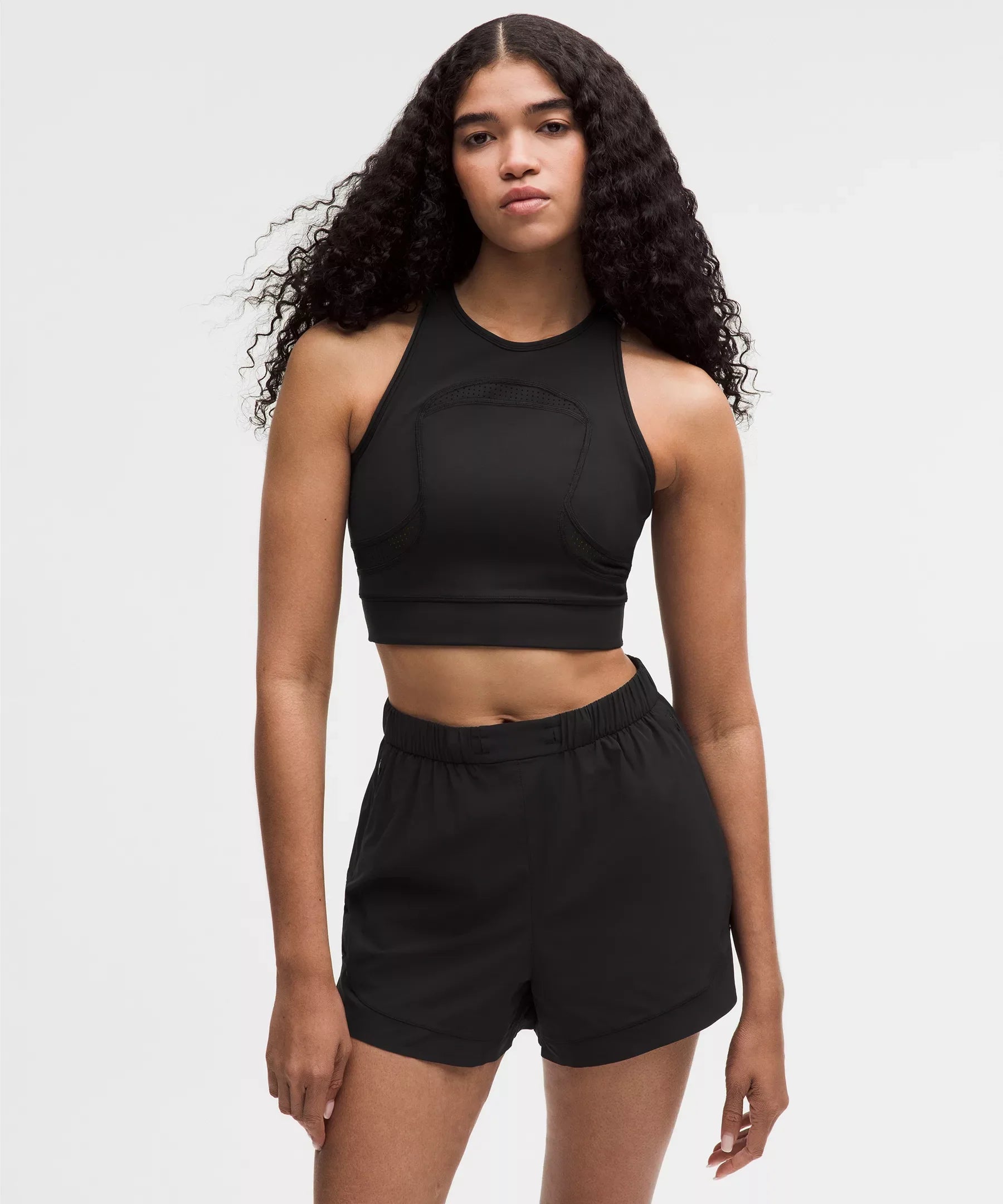 Mesh Cutout Tank Top