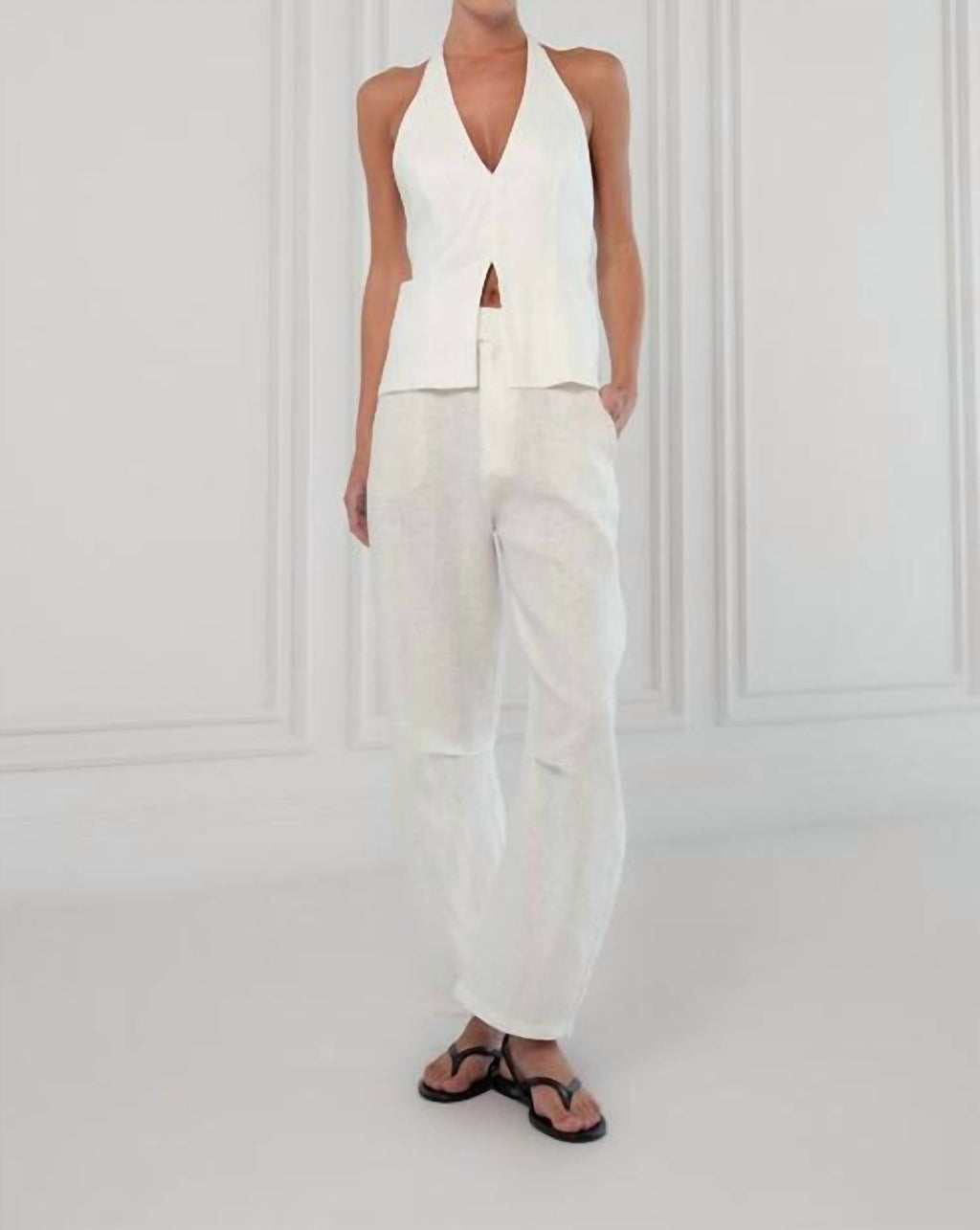 Hania Pant In Off White