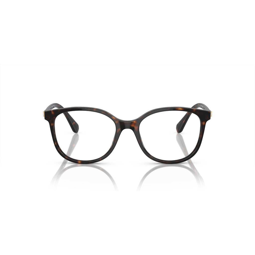 0Sk2002 Oversized Square Frame Eyeglasses with Cat-Eye Silhouette