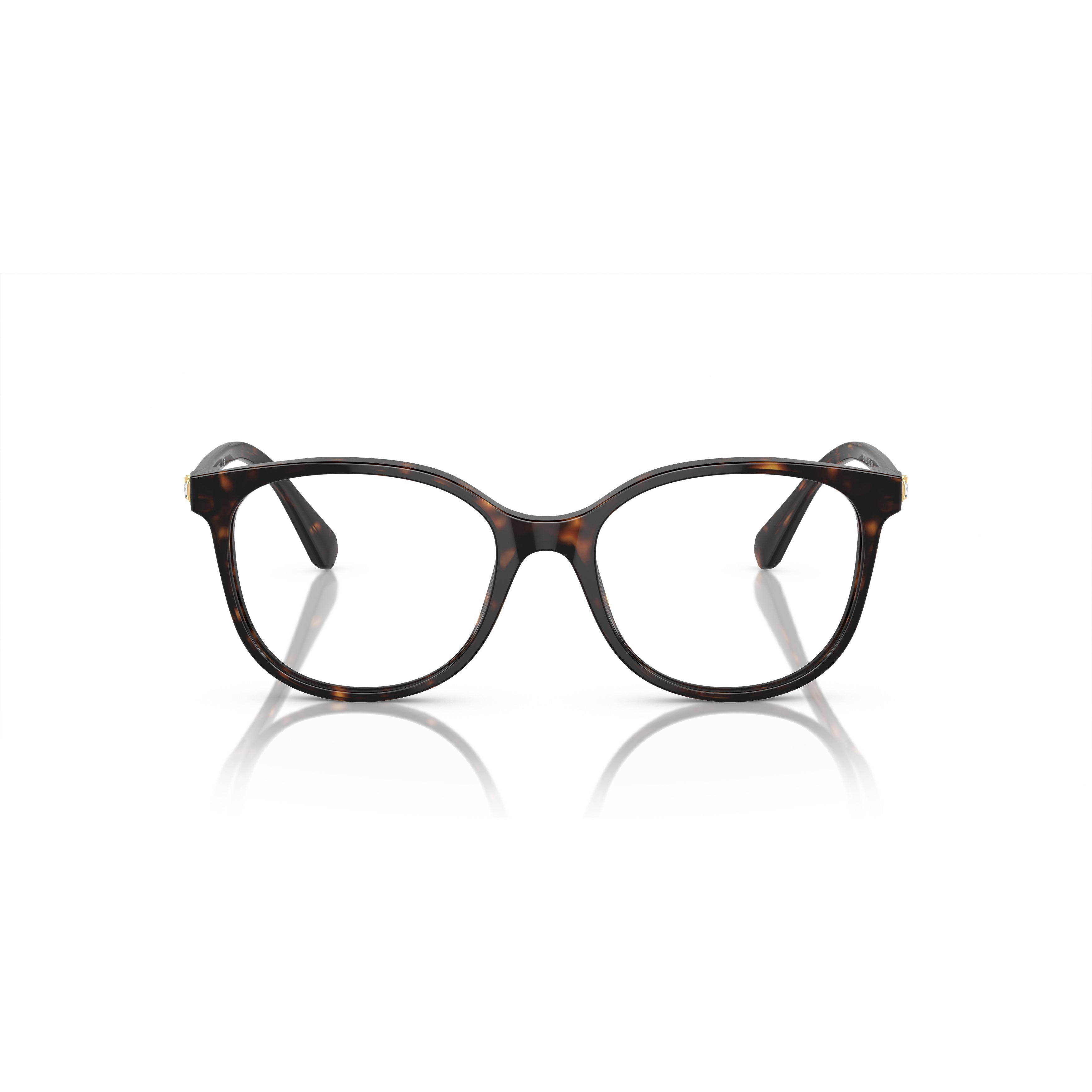 0Sk2002 Rounded Tortoiseshell Acetate Sunglasses with Cat-Eye Detail