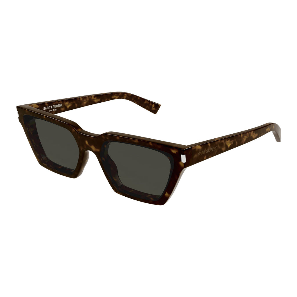 Saint Laurent Sunglasses Cat Eye Full Rim, Black Frame And Black Lens Sl633Calista001