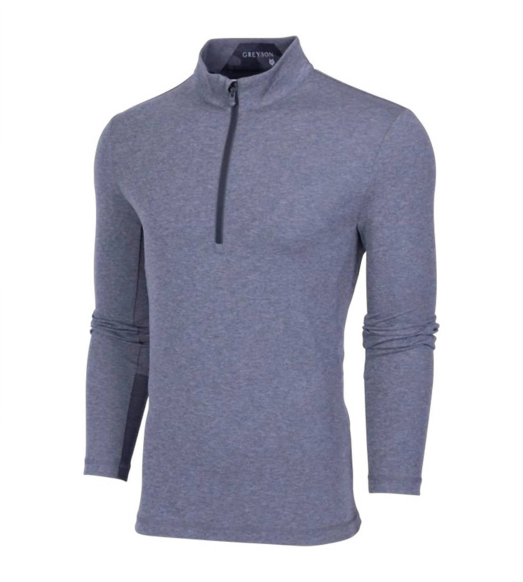 Men's Sequoia Quarter Zip Shirt In Gray