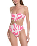 Splendid Cutout Waist One-Piece