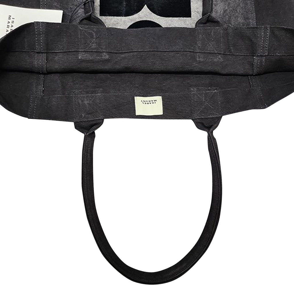 Yenky Embroidered Logo Shopper Bag Faded Black