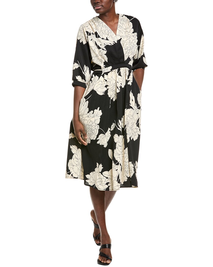 IPPONELLI Tie-Waist Midi Dress