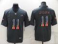 Men's Philadelphia Eagles #11 A.J. Brown Black Game jersey