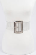 Oversized Transparent Pvc Belt