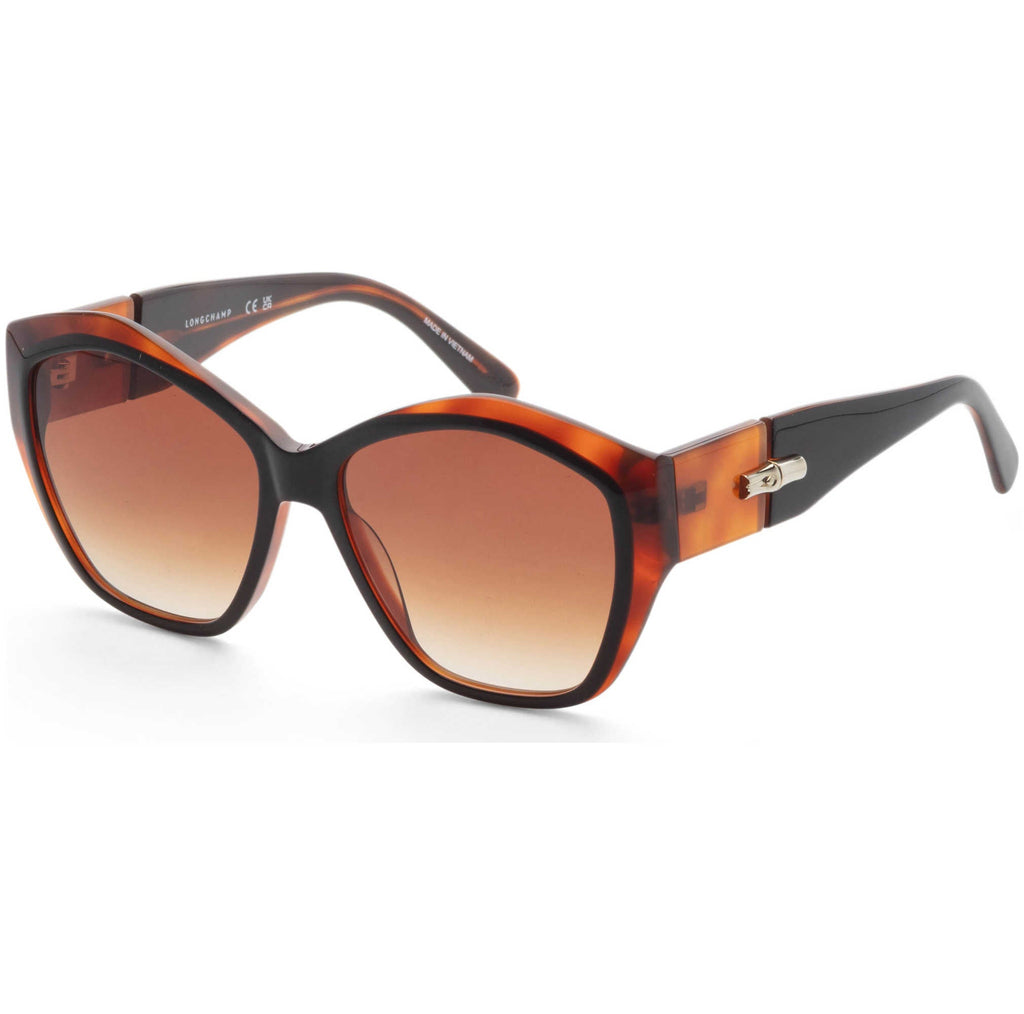 Longchamp Women's 57 mm Brown Sunglasses