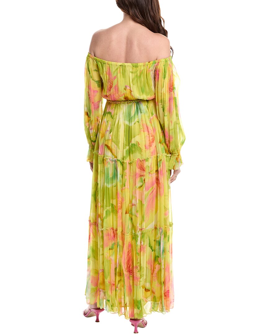 Hemant & Nandita Tiered Off-The-Shoulder Maxi Dress