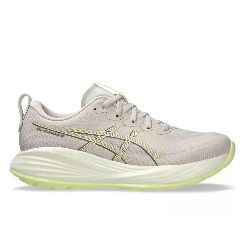 Women's Gel Cumulus 27 Shoe In Mineral Beige/huddle Yellow