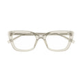 Oversized Square Frame Sunglasses In Translucent Recycled Acetate