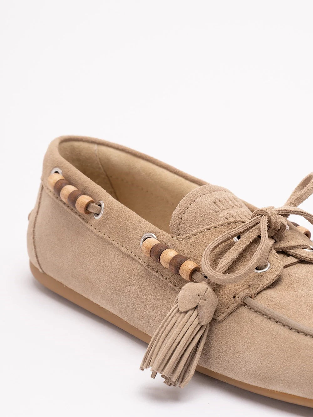 Miu Miu Women Suede Tassel Loafers